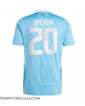 Belgia Lois Openda #20 Tricou Fotbal Replică European 2024 Barbati Deplasare